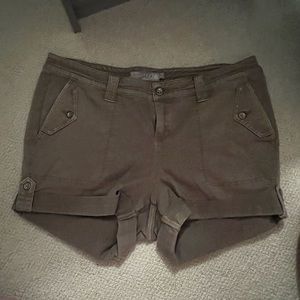 Torrid Military Short Cuffed Shorts Taupe Size 16